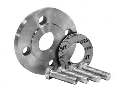 Комплект плоских стальных фланцев В Москве